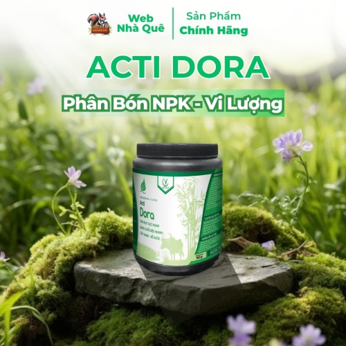 Phân Bón Acti Dora Siêu Kéo Đọt, Bật Chồi Nhanh, Thúc Trái Nhanh Lớn (500g pha 400 lít)