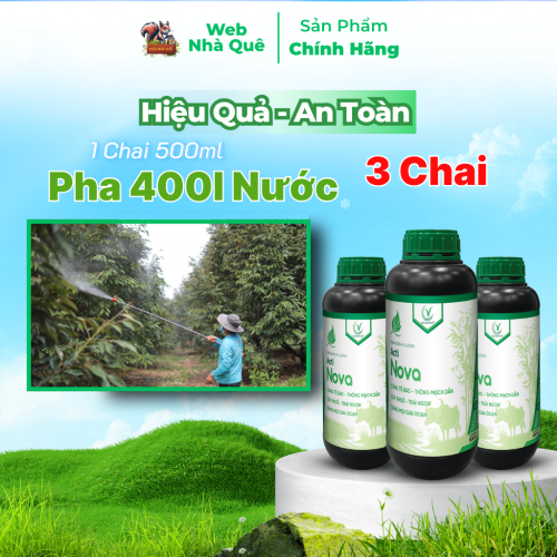 Combo 3 Hũ Phân Bón Lá Acti Nova Tăng Khả Năng Vận Chuyển Dinh Dưỡng Cho Cây Trồng, Giúp Trái Lớn Nhanh, Cây Khoẻ thumb