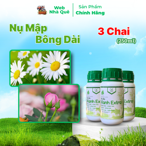 Combo 3 Hũ Phân Bón Lá Nu Bo Xanh Extra Hạn Chế Thối Hoa, Thối Trái, Rụng Hoa, Rụng Trái thumb