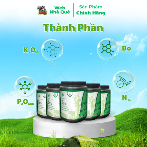 Combo 10 Hủ Phân Bón Acti Dora Siêu Kéo Đọt, Bật Chồi Nhanh, Thúc Trái Nhanh Lớn (500g pha 400 lít) thumb