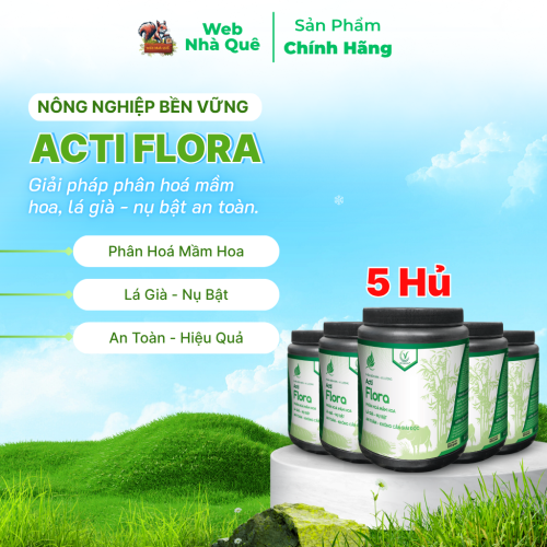 Combo 5 Hũ Phân Bón Lá Acti Flora Tặng 1 Nu Bo Xanh Extra 250ml thumb