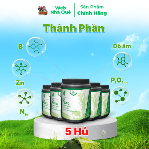Combo 5 Hũ Phân Bón Lá Acti Flora Tặng 1 Nu Bo Xanh Extra 250ml thumb