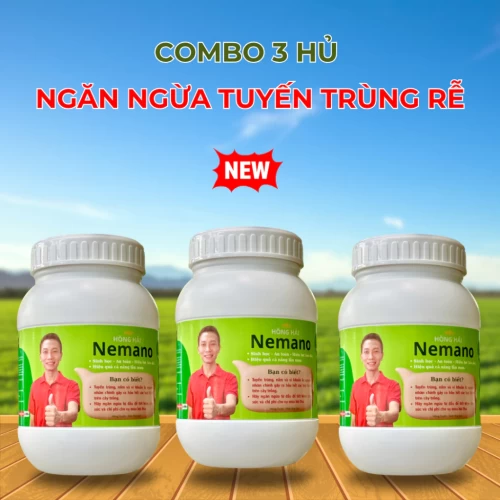 Combo 5 Hủ Phân bón Săn Tuyến Trùng Nemano