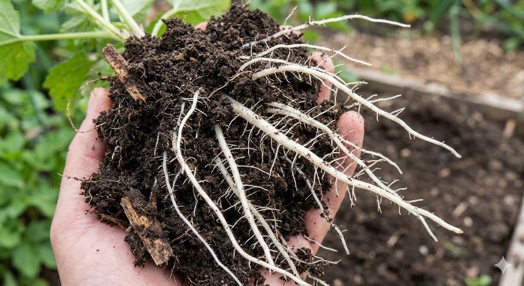 re to ra manh sau khi tuoi humic