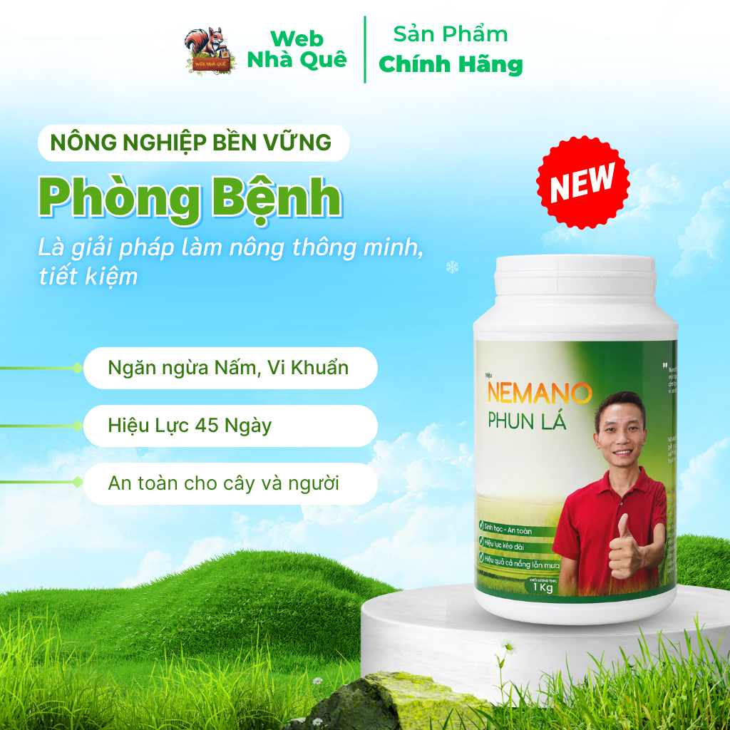 Phân Bón Lá Nemano Chuyên Phun Lá - 1Kg Pha 400 Lít Nước